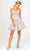 Eureka Fashion - 9722 Shiny Glittered Cocktail Dress Cocktail Dresses