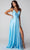Eureka Fashion 9917 - Sleeveless Deep V-neck Long Gown Evening Dress