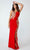 Eureka Fashion 9996 - Sleeveless Gold Applique Evening Dress Evening Dresses XS / Red/Gold
