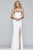 Faviana - S10200 Beaded Tulle Neckline Strapless Jersey Dress Evening Dresses