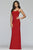 Faviana - S10205 Scoop Neck Lace-Up Back Jersey Dress Evening Dresses