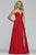 Faviana - S10232E Deep Sweetheart Chiffon A-line Dress Special Occasion Dress 18E / Red