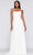 Faviana - S10233 String Back Empire Waist A-Line Chiffon Dress Prom Dresses 00 / Ivory