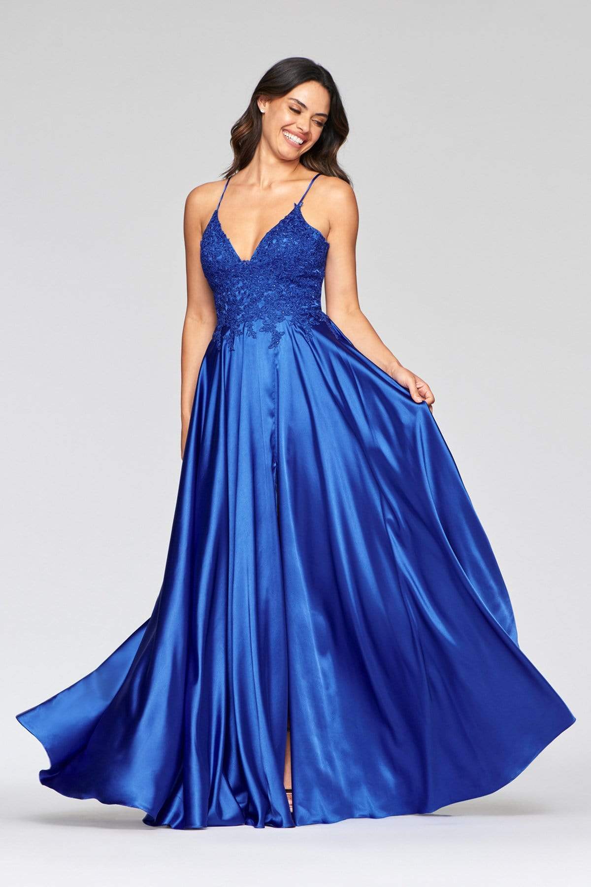 Faviana S10400 Long Formal Bridesmaids Prom Dress - Royal / 8 Faviana S10400 Long Formal Bridesmaids Prom Dress - Royal / 8