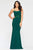 Faviana - S10421 Strappy Scoop Sheath Jersey Dress Evening Dresses