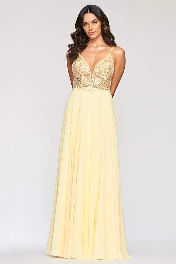 faviana yellow prom dress Faviana S10633 Yellow Dress