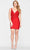 Faviana S10712 - Embroidered Sleeveless Cocktail Dress Special Occasion Dress 00 / Ruby