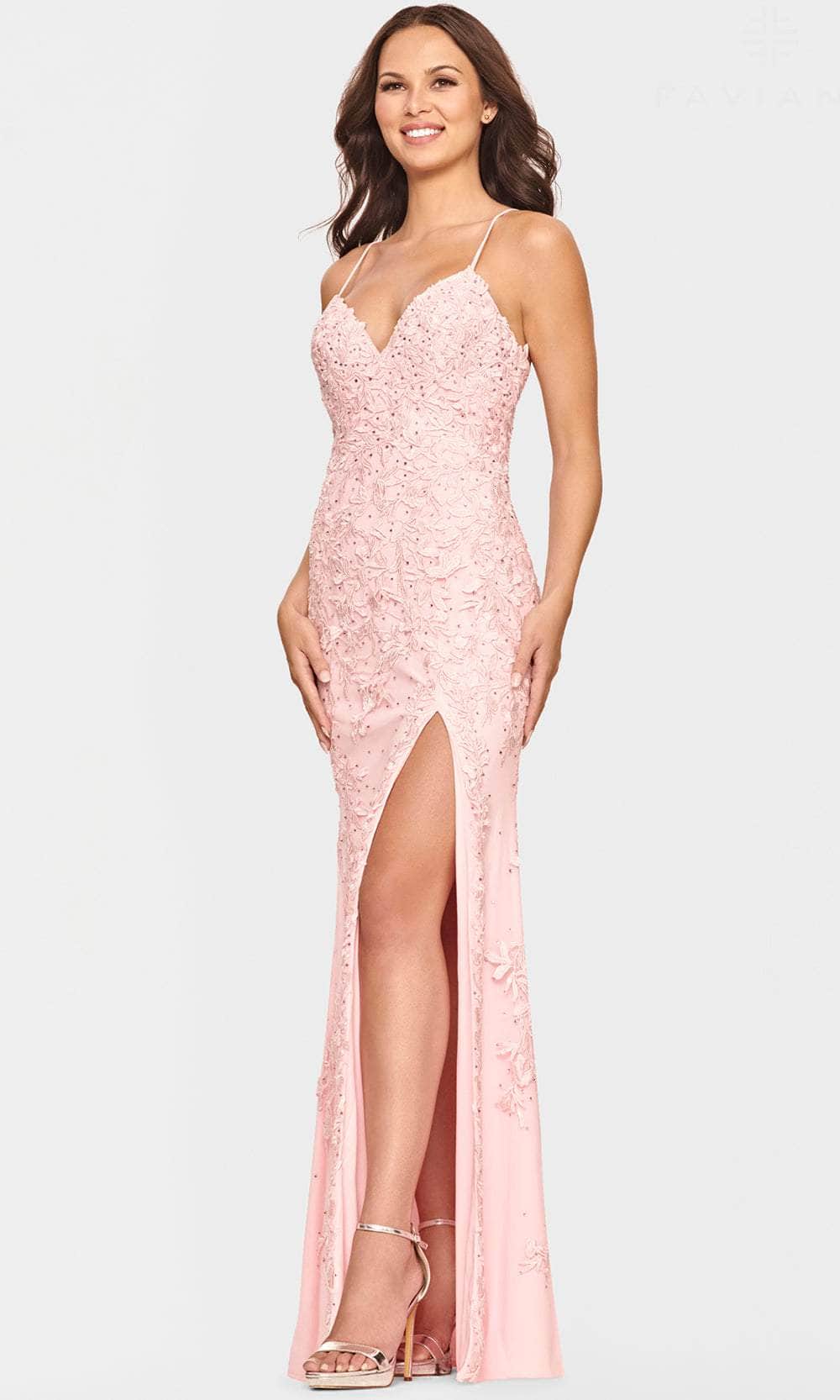 Faviana S10812 - Sleeveless Embroidered Evening Dress Couture Candy Faviana S10812 - Sleeveless Embroidered Evening Dress Couture Candy