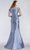 Feriani Couture - 18971 Embroidered Off-Shoulder Trumpet Dress Mother of the Bride Dresses