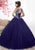 Fiesta Gowns - 56338 Beaded Jewel Neck Tulle Ballgown Special Occasion Dress