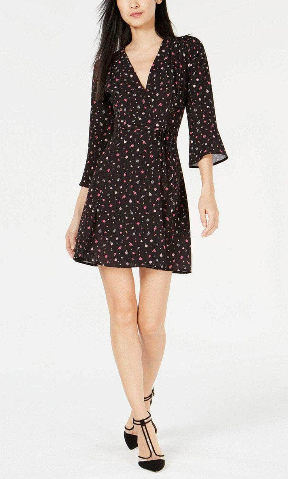 French Connection 71KPU - Bell Sleeve Floral Casual Dress Couture Candy French Connection 71KPU - Bell Sleeve Floral Casual Dress Couture Candy