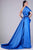 Gatti Nolli Couture - OP-5085 Origami Bow High Slit Trumpet Gown Evening Dresses