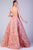 Gatti Nolli Couture - OP-5156 Floral Embroidered Long Sleeves Ballgown Ball Gowns