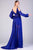 Gatti Nolli Couture - OP-5200 Ruched Long Sleeves A-Line Gown Prom Dresses