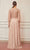 Gatti Nolli Couture - OP-5330 V Neck Quarter Sleeve Fully Beaded Gown Evening Dresses