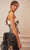 Gatti Nolli Couture - OP-5341 Long Sleeve Contrast Ruffled Slit Gown Evening Dresses