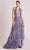 Gatti Nolli Couture - OP5739 Halter Metallic Ornate Tiered A-Line Gown Prom Dresses