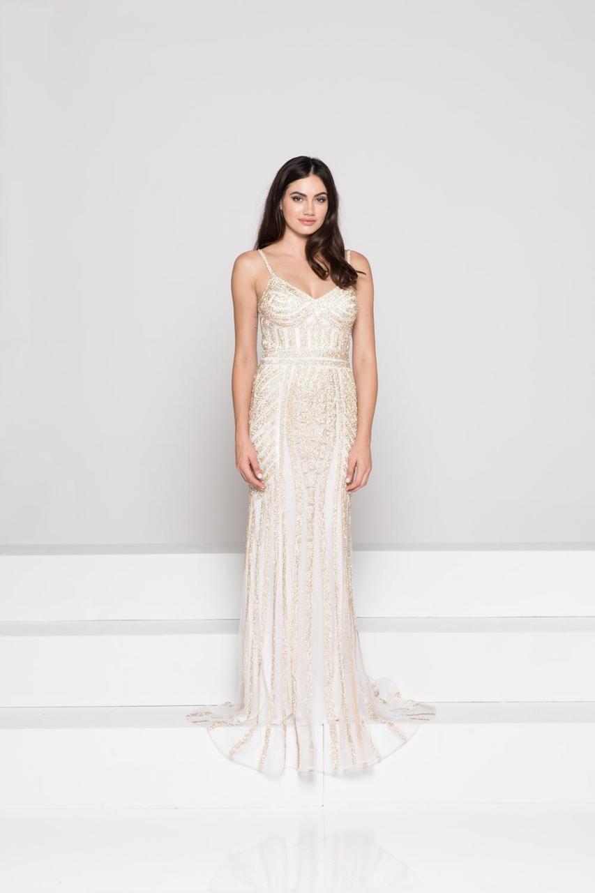 white gold dress for sale Glow by Colors - Embellished Sweetheart Sheath G664 Color:Chambray Your Little Black Dress zipper neckline back design for a