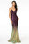 GLS by Gloria - GL2899 Deep V-Neck Allover Sequin Mermaid Gown Pageant Dresses XS / Eggplant