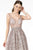 GLS by Gloria - GL2971 Embroidered Deep V-Neck A-Line Dress Evening Dresses