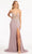 GLS by Gloria GL3006 - Sleeveless Plunging V-neck Evening Gown Prom Dresses XS / Rose Gold