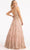 GLS by Gloria GL3048 - Sleeveless Feather A-line Dress Prom Dresses