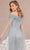 GLS by Gloria GL3120 - Off-Shoulder Caped Prom Gown Special Occasion Dress