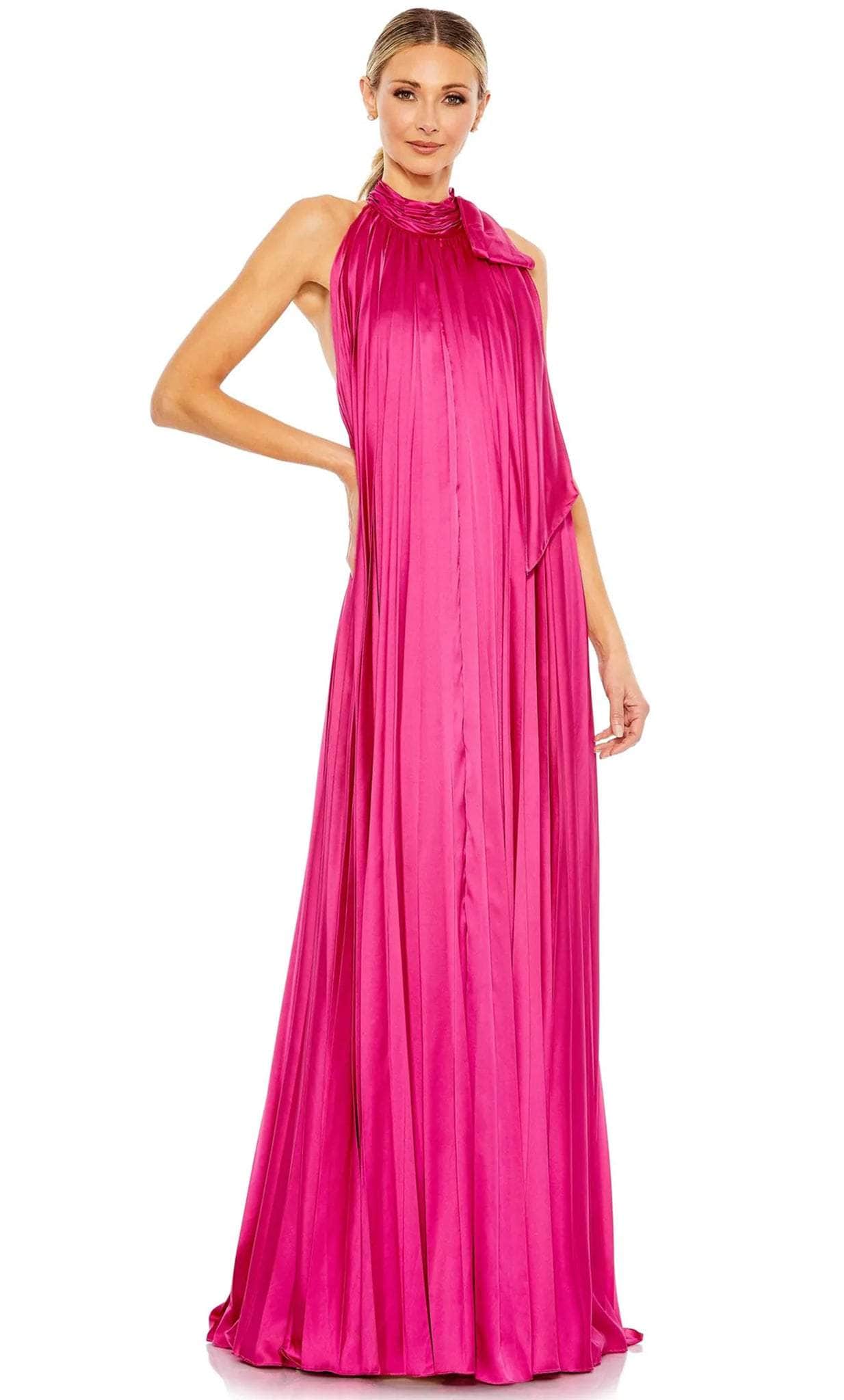Ieena Duggal 26926 - Halter Neck Pleated Prom Gown Couture Candy Ieena Duggal 26926 - Halter Neck Pleated Prom Gown Couture Candy
