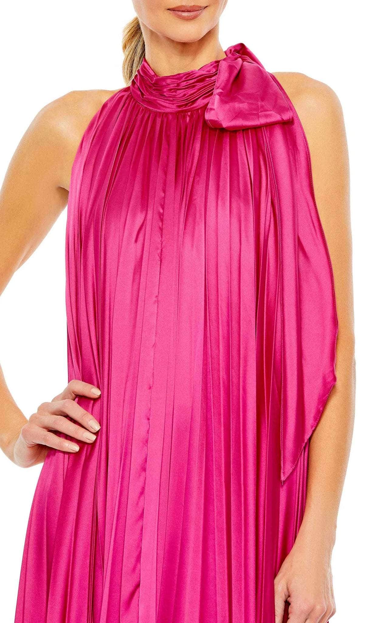 Ieena Duggal 26926 - Halter Neck Pleated Prom Gown Couture Candy Ieena Duggal 26926 - Halter Neck Pleated Prom Gown Couture Candy