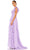 Ieena Duggal 49539 - V-Neck Ruffled Cap Sleeve Dress Evening Dresses