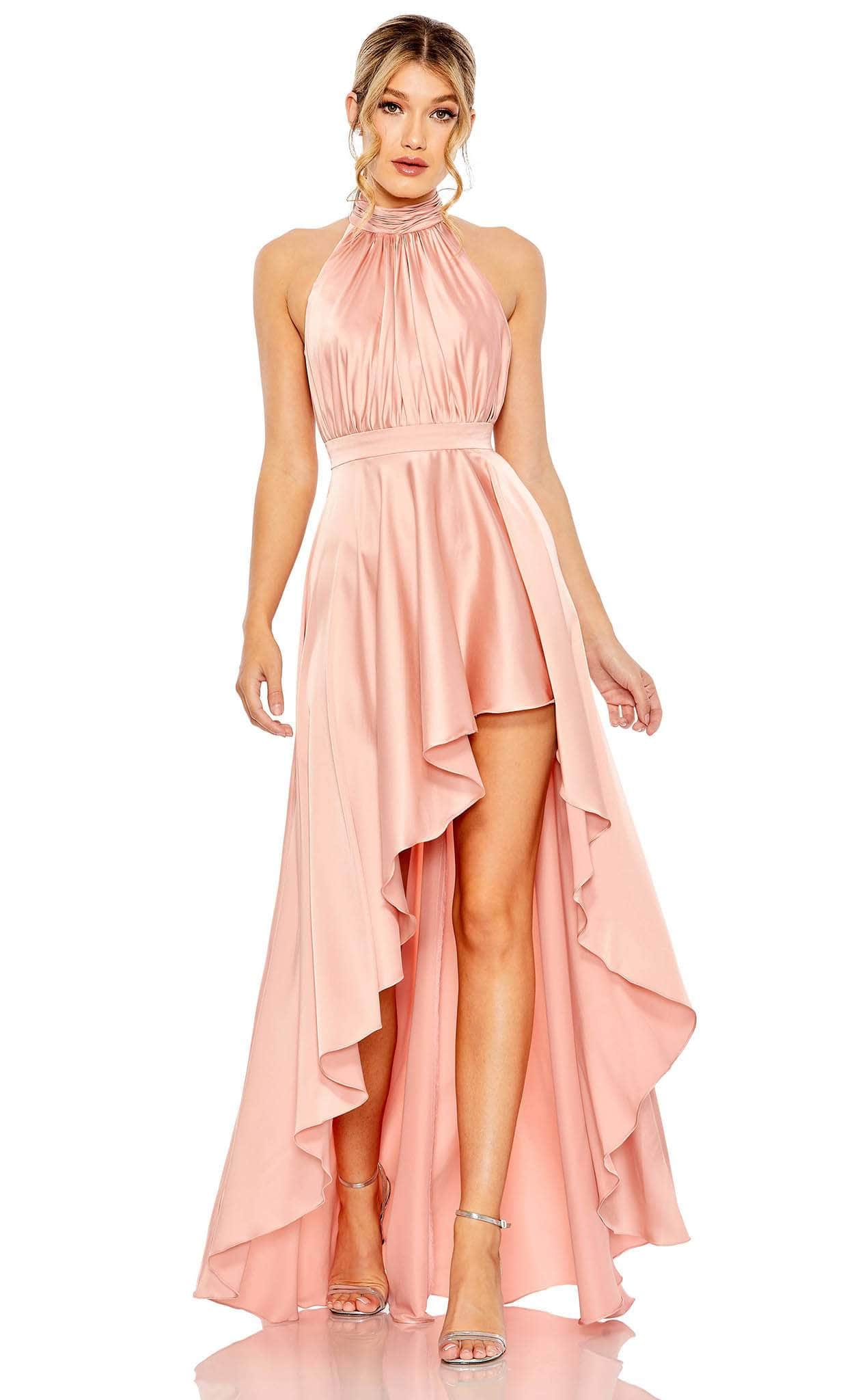 Ieena Duggal 49664 - High Neck Sleeveless Shiny Dress Couture Candy Ieena Duggal 49664 - High Neck Sleeveless Shiny Dress Couture Candy