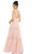 Ieena Duggal - 55411I Bow Accented Tiered A-Line Dress Maxi Dresses