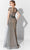 Ivonne D 122D62W - Short Sleeved Stone-Embellished Gown Mother of the Bride Dresses