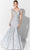 Ivonne D 122D66 - Scallop Lace Evening Gown Mother of the Bride Dresses 4 / Silver