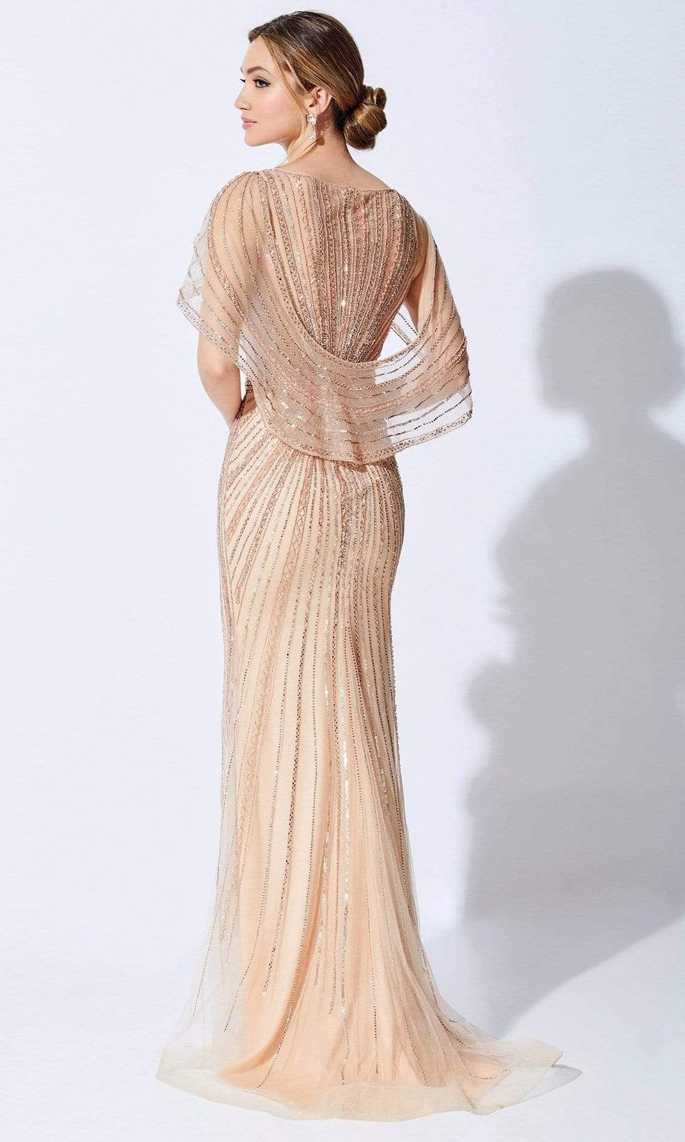 Ivonne D by Mon Cheri - 221D47 V-Neck Low Back Mother of the Groom Dress 12 / Rose Gold - Shop Ivonne D dresses on Couture Candy at CoutureCandy.com Ivonne D by Mon Cheri - 221D47 V-Neck Low Back Mother of the Groom Dress 12 / Rose Gold - Shop Ivonne D dresses on Couture Candy at CoutureCandy.com