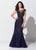 Ivonne D for Mon Cheri - 117D66 Mermaid Gown Mother of the Bride Dresses 4 / Navy