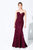 Ivonne D for Mon Cheri - 118D12 Lace Applique Plunging Trumpet Dress Mother of the Bride Dresses