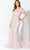 Ivonne D ID917 - Off Shoulder Beaded Prom Gown Prom Dresses 4 / Pink Topaz