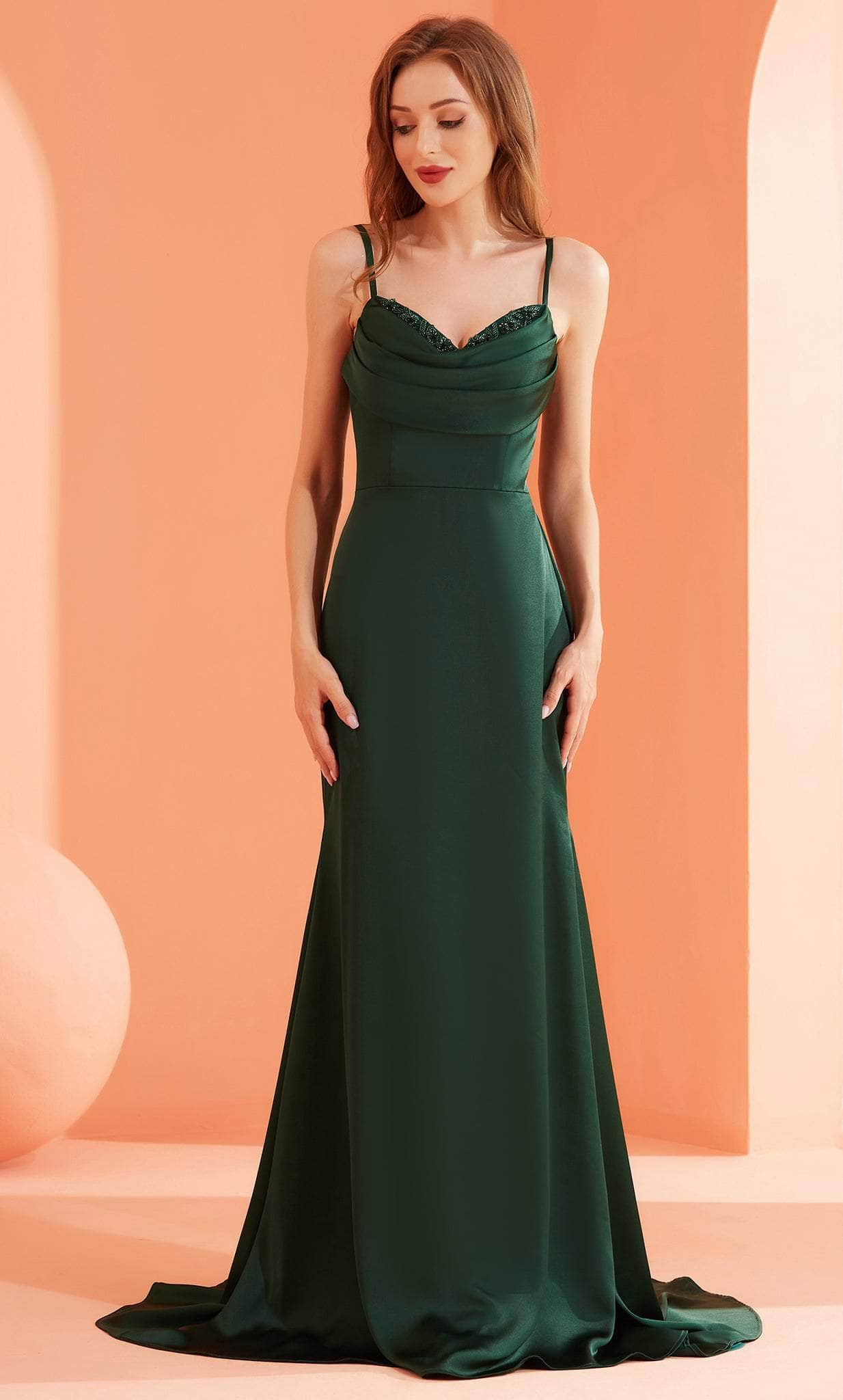 J'Adore Dresses J22017 - Cowl Neck Mermaid Prom Gown 10 / Emerald - Shop J'Adore Dresses Dresses on Couture Candy at CoutureCandy.com J'Adore Dresses J22017 - Cowl Neck Mermaid Prom Gown 10 / Emerald - Shop J'Adore Dresses Dresses on Couture Candy at CoutureCandy.com