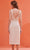 J'Adore Dresses J22065 - Sleeveless Surplice Midi Dress Special Occasion Dress