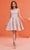 J'Adore Dresses J22074 - Fit and Flare Square Neck Dress Special Occasion Dress 2 / Pink