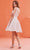 J'Adore Dresses J22074 - Fit and Flare Square Neck Dress Special Occasion Dress