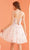 J'Adore Dresses J22075 - Strapless Tulle Ruching Short Dress Special Occasion Dress