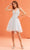 J'Adore Dresses J22080 - Glittery Deep Necklined Dress Embroidery Dress 2 / Dove