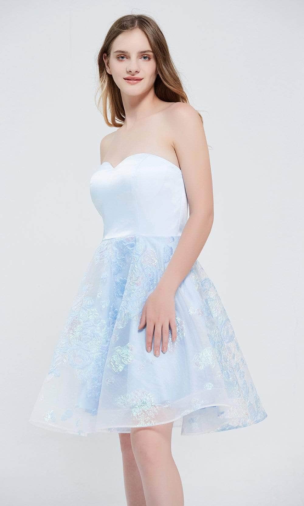 J'Adore Dresses - Sweetheart Floral Cocktail Dress J20082 Couture Candy J'Adore Dresses - Sweetheart Floral Cocktail Dress J20082 Couture Candy