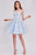 J'Adore - J16081 Trailing Embroidered Blossom A-Line Dress Prom Dresses 2 / Blue