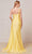 J'Adore - J18015 Asymmetric Neck Trumpet Dress Special Occasion Dress