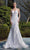 J'Adore - J19008 Strapless Embellished Sheath Gown Evening Dresses 2 / Ivory