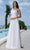 J'Adore - J20004 Beaded Illusion Jewel Gown Special Occasion Dress 2 / Ivory