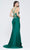 J'Adore - J20015 Plunging V-Neck Trumpet Dress Special Occasion Dress